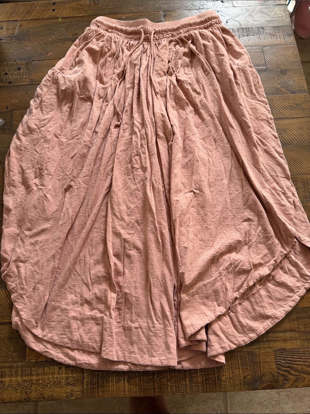 Women's Free People Drawstring Quentin Pants in Dusty Rose